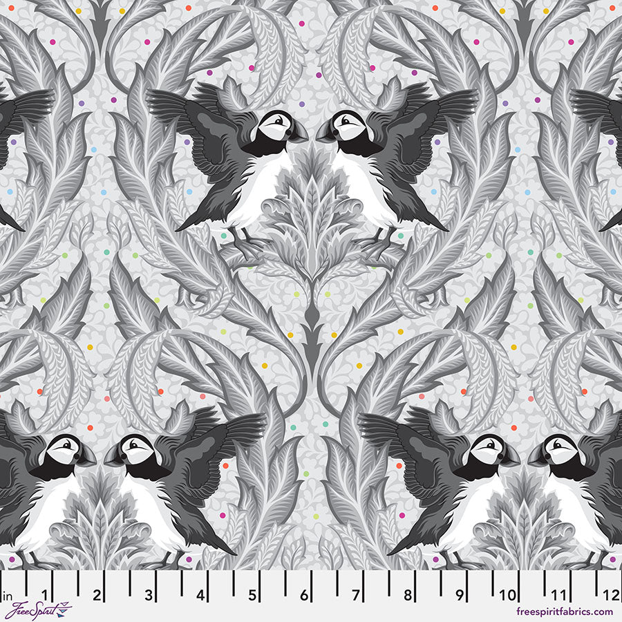 Graywork – Quilting Cotton Fabric – Huffin & Puffin – Gray