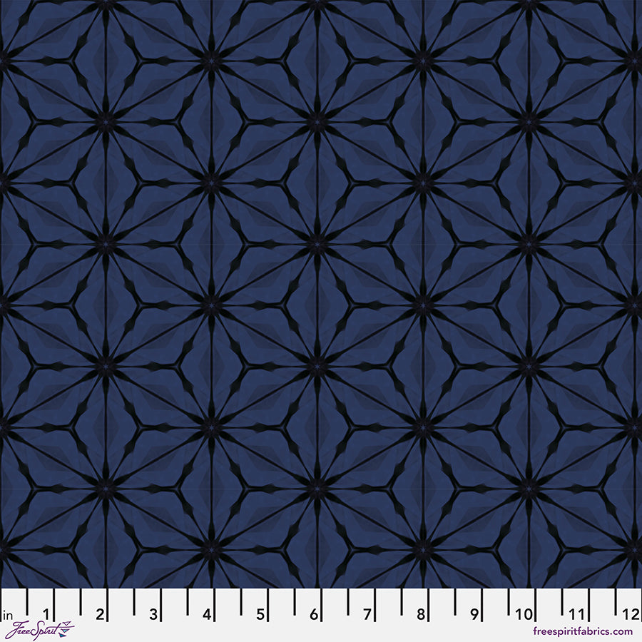 Kaleidoscope - Quilting Cotton Fabric - Bloom - Blue