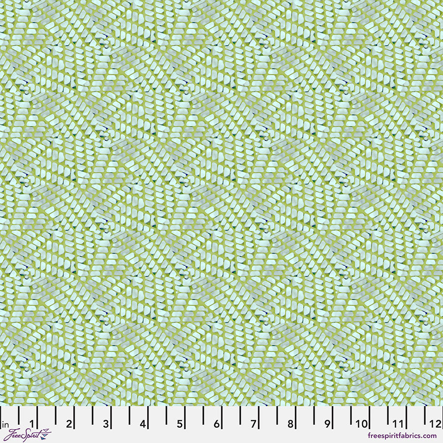 Kaleidoscope - Quilting Cotton Fabric - Shimmer - Green