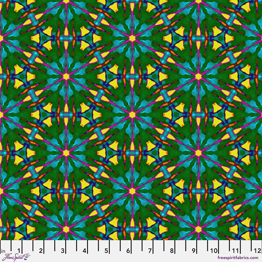 Kaleidoscope - Quilting Cotton Fabric - Carnival - Psychedelic
