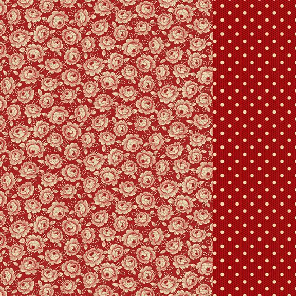 Patrick's Promise - Quilting Cotton Fabric - Strip-It 5 1/4" - Red