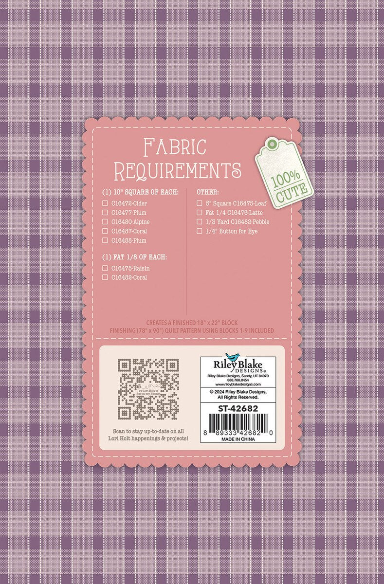 Gentler Times - Quilt Pattern - Lori Holt Gentler Times Quilt Seeds™ - Gentle Goose No. 2