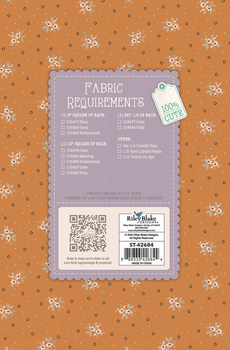Gentler Times - Quilt Pattern - Lori Holt Gentler Times Quilt Seeds™ - Gentle Goose No. 4