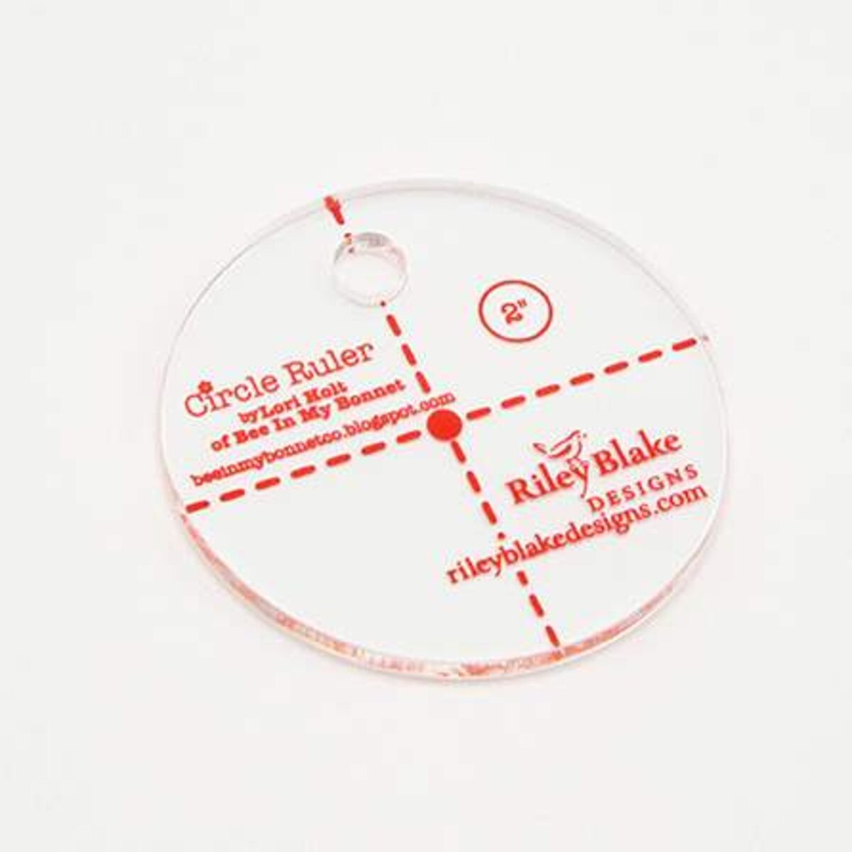 Ruler - Quilting Ruler - Circle Ruler 2"