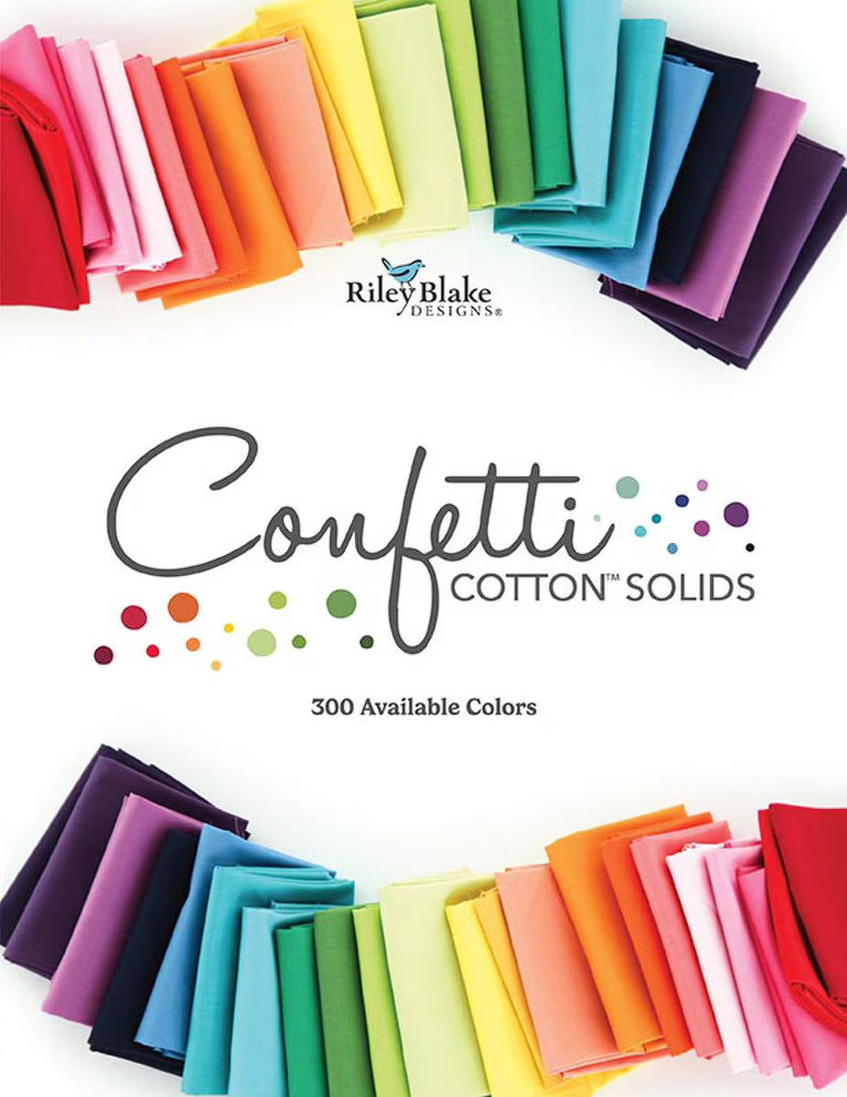 Confetti Cotton – Quilting Cotton Fabric – Prepared For Dye - White