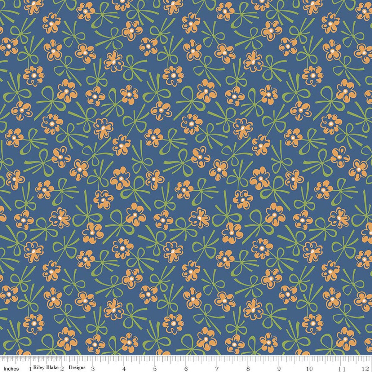 Farmer's Daughter – Wide Back Quilting Fabric – Bonnet - Denim - 108"