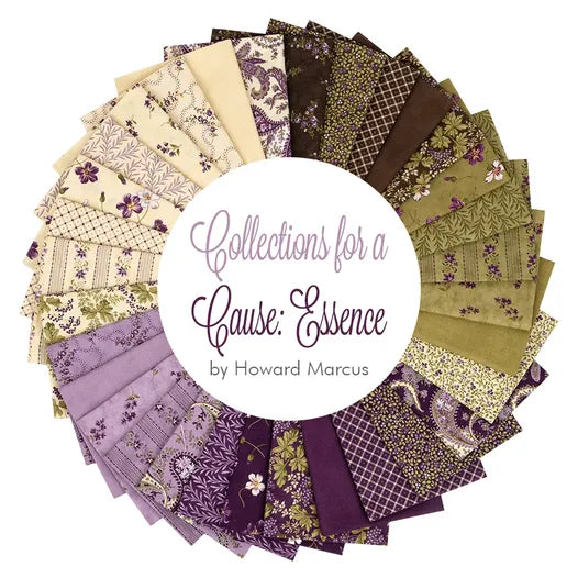 Collections Essence - Quilting Cotton Fabrics - Paisley - Lavender