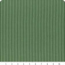 1/8" Tonal Stripe - Quilting Cotton Fabric - Christmas Green