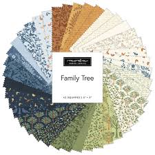 Family Tree - Precut Fabric - Jelly Roll