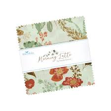 Morning Latte – Precut Quilting Cotton Fabric – 5" Squares