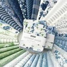 Nantucket Summer - Quilting Cotton Fabric - Stripe and Stripes - Cream Navy