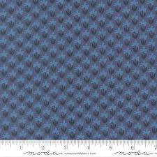 Scenery - Quilting Cotton Fabric - Meadow Small Floral - Denim