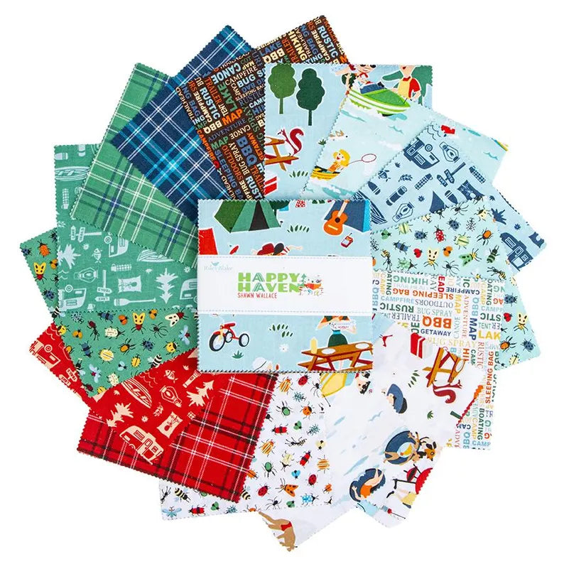 Happy Haven - Precut Quilting Cotton Fabric - 10" Stacker