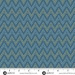 Beach House – Quilting Cotton Fabric – Chevron – Blue