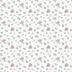 Granny's Sewing Room - Quilting Cotton Fabric - Hearts & Posies - Pink