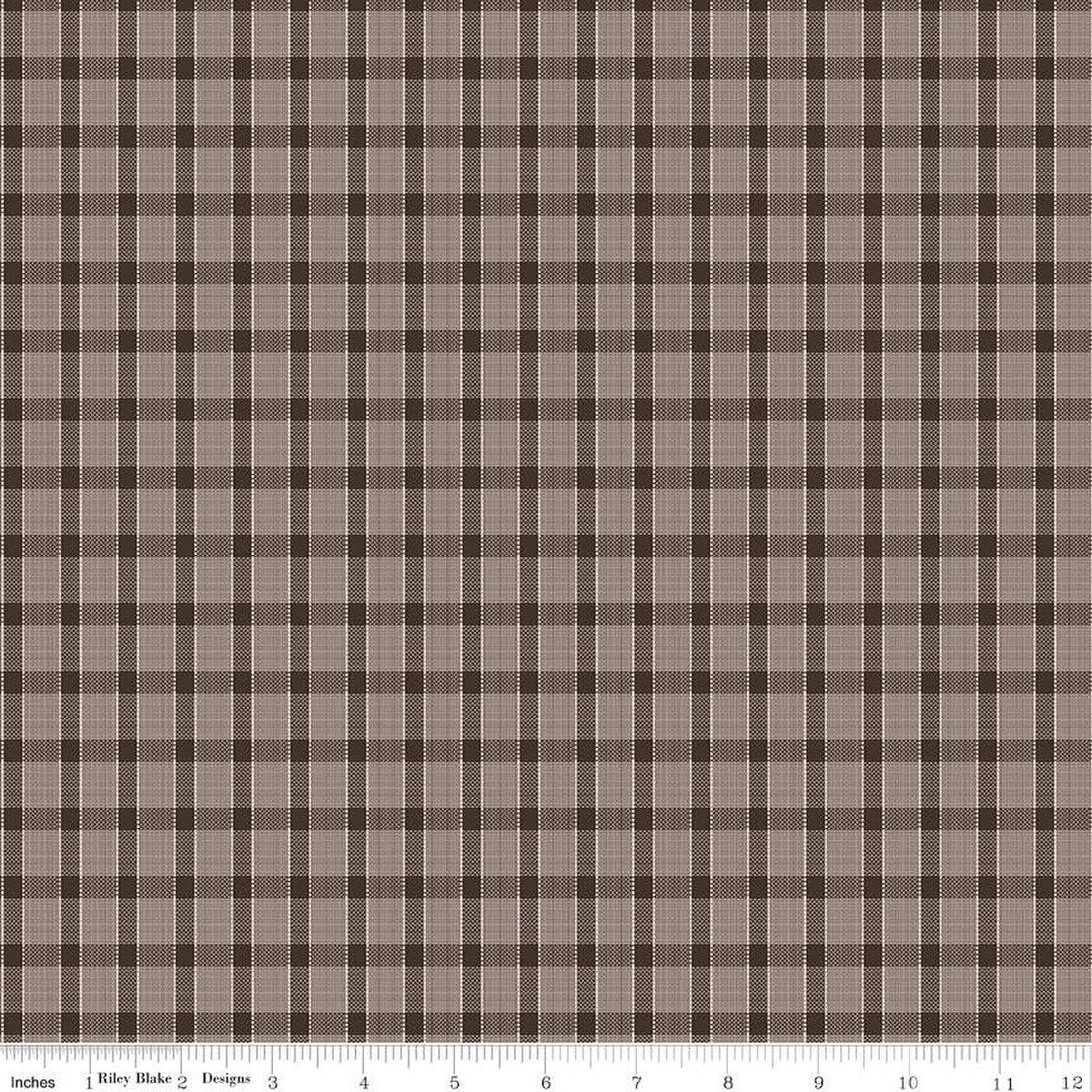 Gentler Times – Cotton Fabric – Whippersnapper Raisin