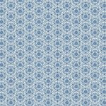 Lakeland Blues – Quilting Cotton Fabric – Tri-Damask – Medium Blue