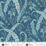 Beach House – Quilting Cotton Fabric – Paisley Floral – Blue