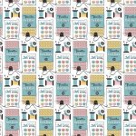 Granny's Sewing Room - Quilting Cotton Fabric - Sewing Notions - White