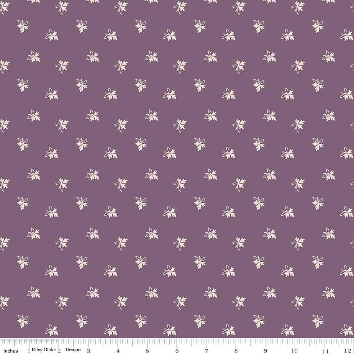 Gentler Times – Cotton Fabric – Endearing - Plum