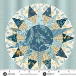 Beach House – Quilting Cotton Fabric – Medallion Panel – Light Blue