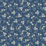 Middleboro Road – Quilting Cotton Fabric – Garden – Navy