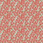 Flower Market – Quilting Cotton Fabric – Forget Me Knots – Red