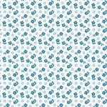 Flower Market – Quilting Cotton Fabric – Sugar Petals – Blue