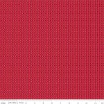Radiant Ruby – Quilting Cotton Fabric – Herringbone - Schoolhouse
