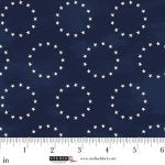 United We Stand – Quilting Cotton Fabric – Star Circle – Blue