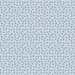 Lakeland Blues – Quilting Cotton Fabric – Rosebud Toss – Medium Blue