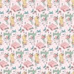 Granny's Sewing Room - Quilting Cotton Fabric - Sewing Room - Pink