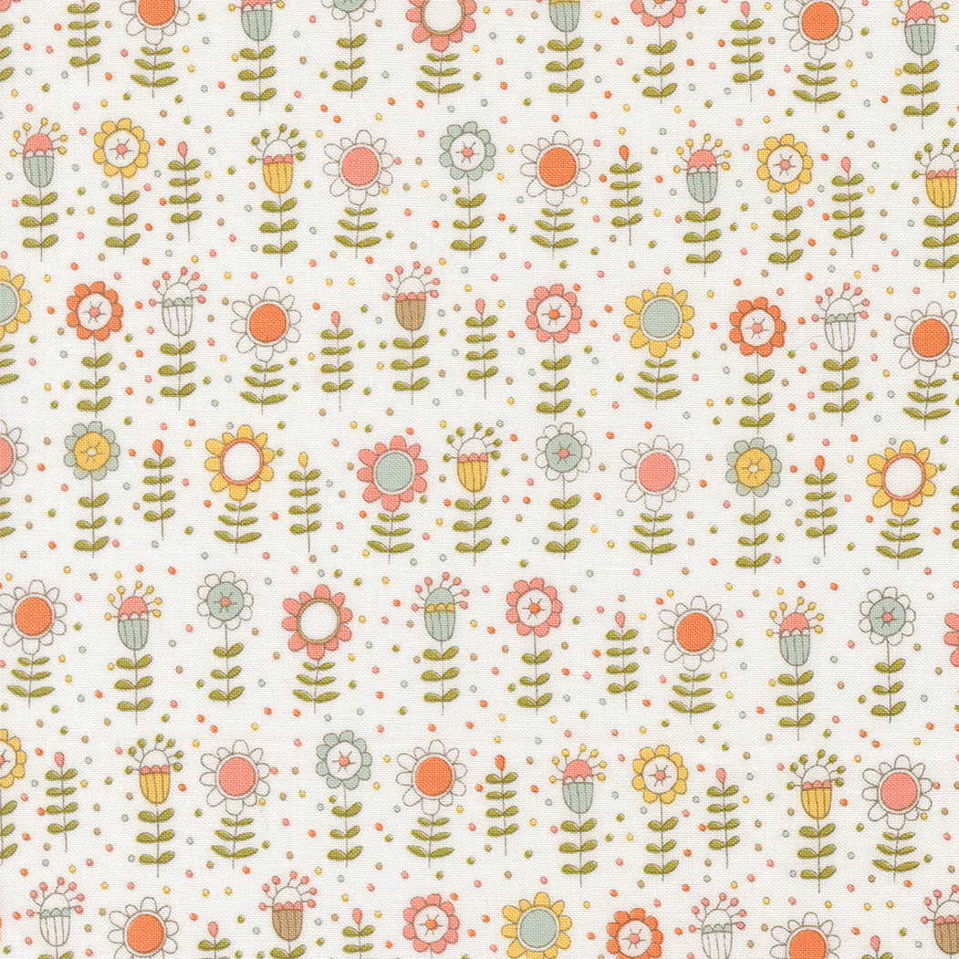 Lucky - Quilting Cotton Fabric - Bloom - Cloud