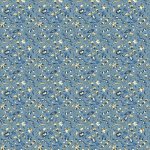Middleboro Road – Quilting Cotton Fabric – Flower Field – Blue