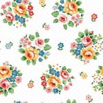 Flower Market – Quilting Cotton Fabric – Market Bouquet – White