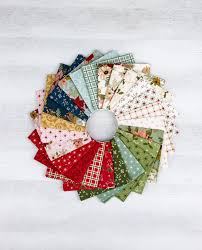 Christmas Greetings - Quilting Cotton Fabric - Main - Cream