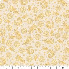 Cheddar At Twilight - Wide Back Quilting Cotton Fabric - Scarf - Cream