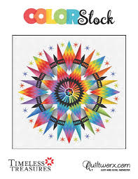Colorstock - Quilting Cotton Fabric - Silhouette Large Stars - Noir