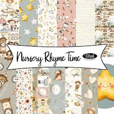 Nursery Rhyme Time - Quilting Cotton Fabric - Nursery Rhymes - Ivory