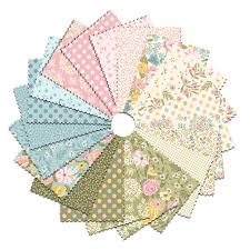 Layla - Quilting Cotton Fabric - Polka Dot - Artichoke