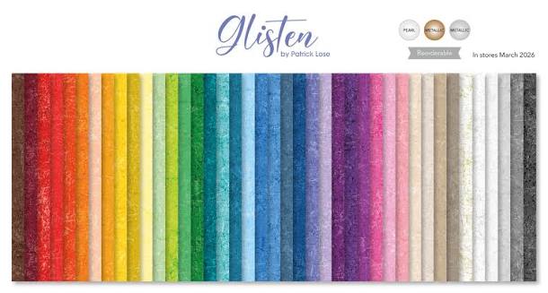 Glisten - Quilting Cotton Fabric - Auburn