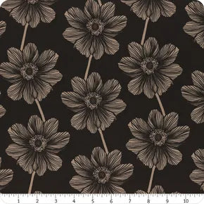 Indelible – Quilting Cotton – Anemone – Silvertone