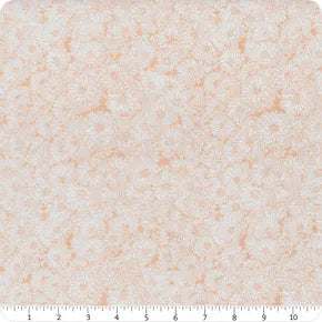 Indelible – Quilting Cotton – Mums – Creamsicle