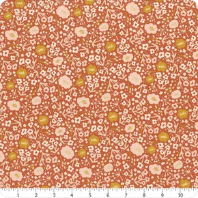 Ivy Reese – Quilting Cotton Fabric – Flower - Lipstick