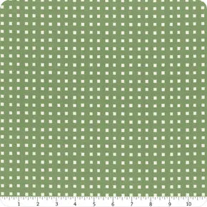 Ivy Reese – Quilting Cotton Fabric – Simple Gingham - Green