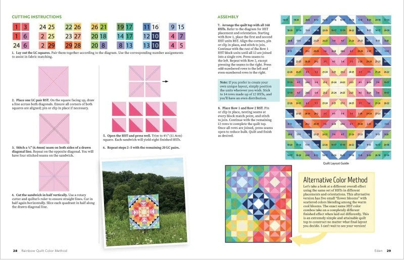 Sarah Thomas – Book – Rainbow Quilt Color Method