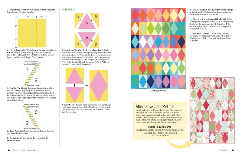 Sarah Thomas – Book – Rainbow Quilt Color Method