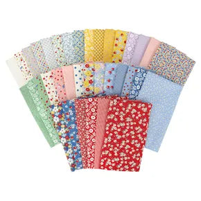 30's Playtime - Quilting Cotton Fabric - Dotty Daisy Ditsy Dots - Daisy