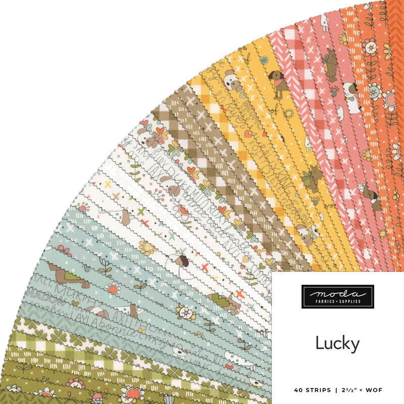 Lucky - Quilting Cotton Fabric - Bloom - Cloud