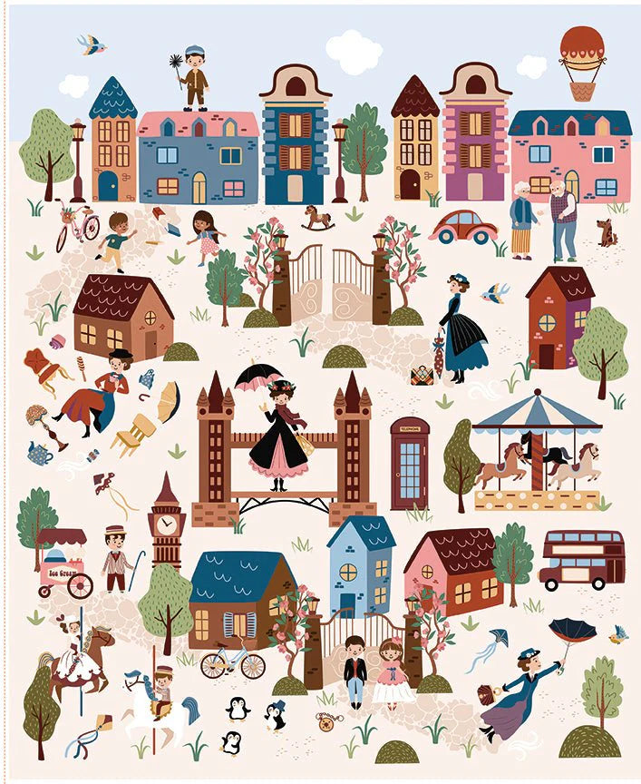 A Spoonful of Sugar - Quilt Panel